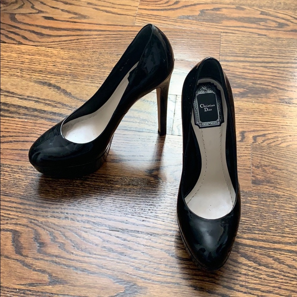 Christian Dior Patent Black Heels